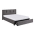 (4) Eastern King Platform Bed with Storage Drawer 1632GHK-1EKDW*