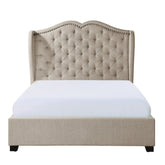 (2) EK UPHOLSTERED BED 1639K-1EK*