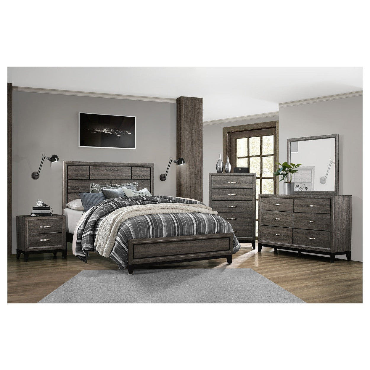 (2) FULL BED 1645F-1*