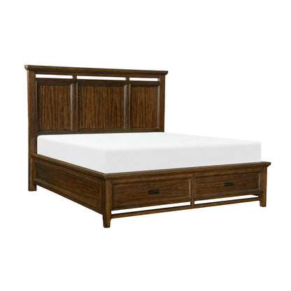 (3) Eastern King Platform Bed with Storage Footboard 1649K-1EK*
