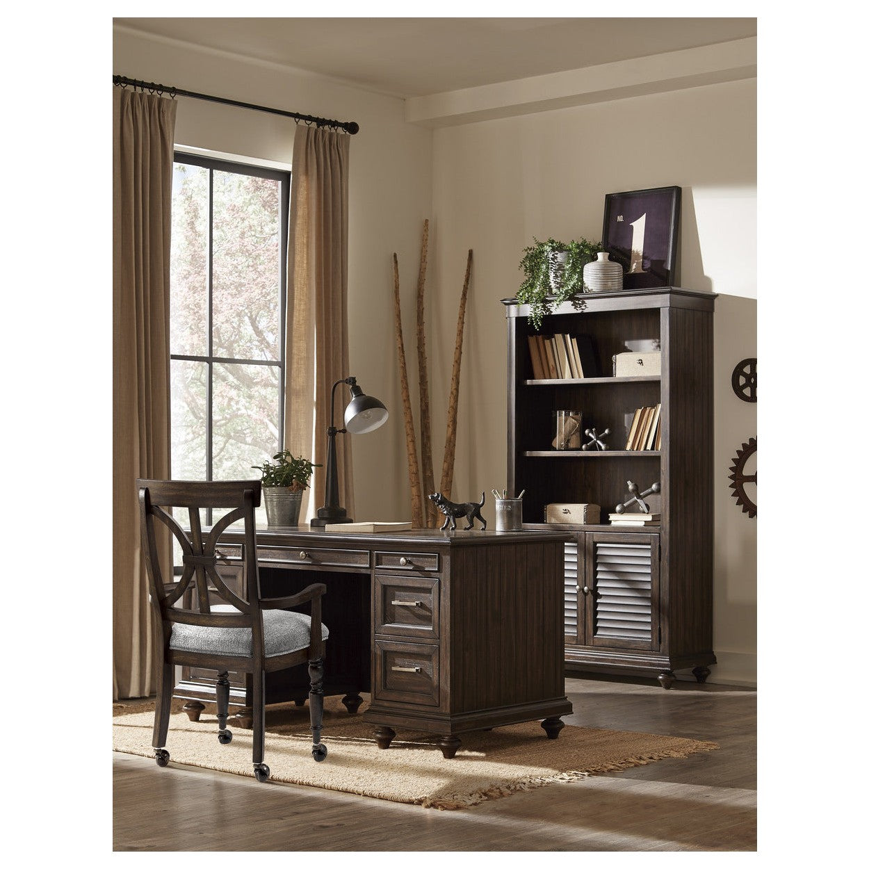DESK CHAIR W/ CASTERS (1PC/CTN) 1689-AC