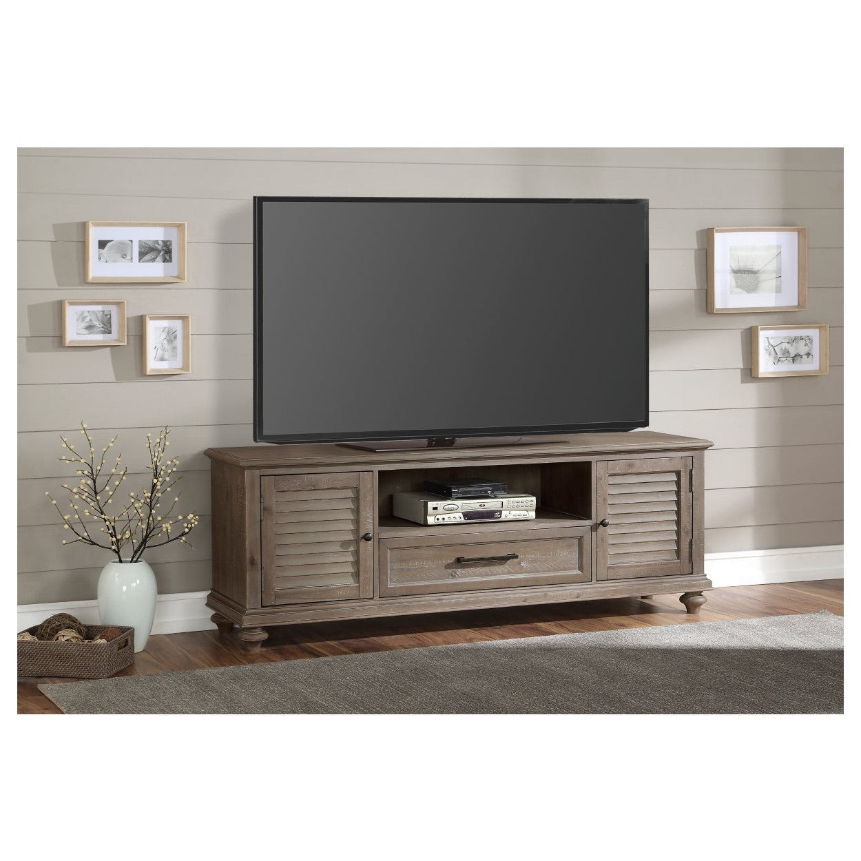 72&quot; TV Stand, Brown 16890BR-72T