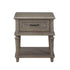 End Table With Functional Drawer, Brown 1689BR-04