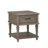 End Table With Functional Drawer, Brown 1689BR-04