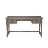 Writing Deskwith Three Working Drawers, Brown 1689BR-16