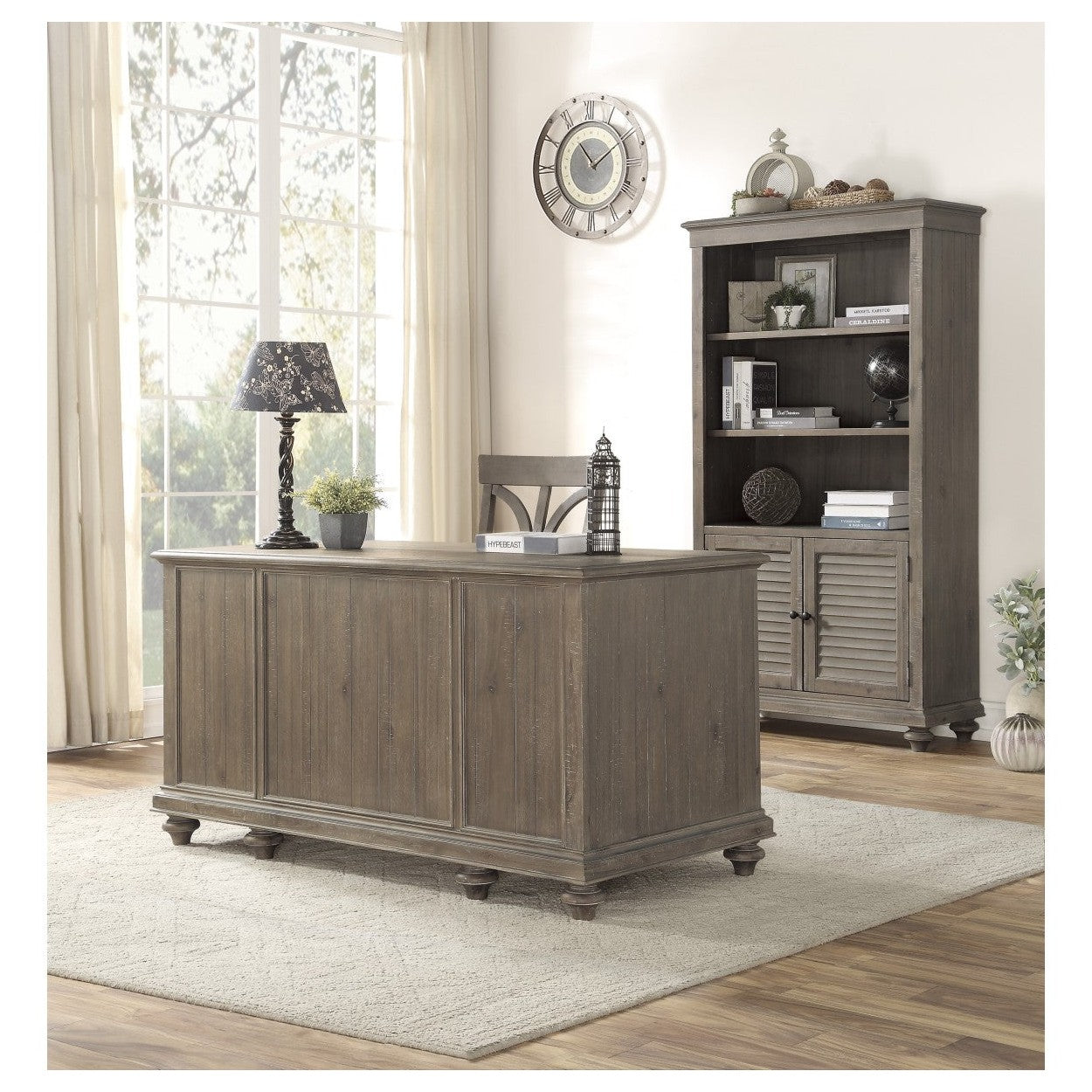 Executive Desk, Brown DESK ONLY 1689BR-17