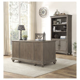 Executive Desk, Brown DESK ONLY 1689BR-17