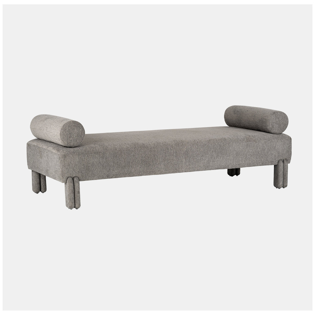 Sagebrook Home Modern Chaise Lounge  - Gray Kd