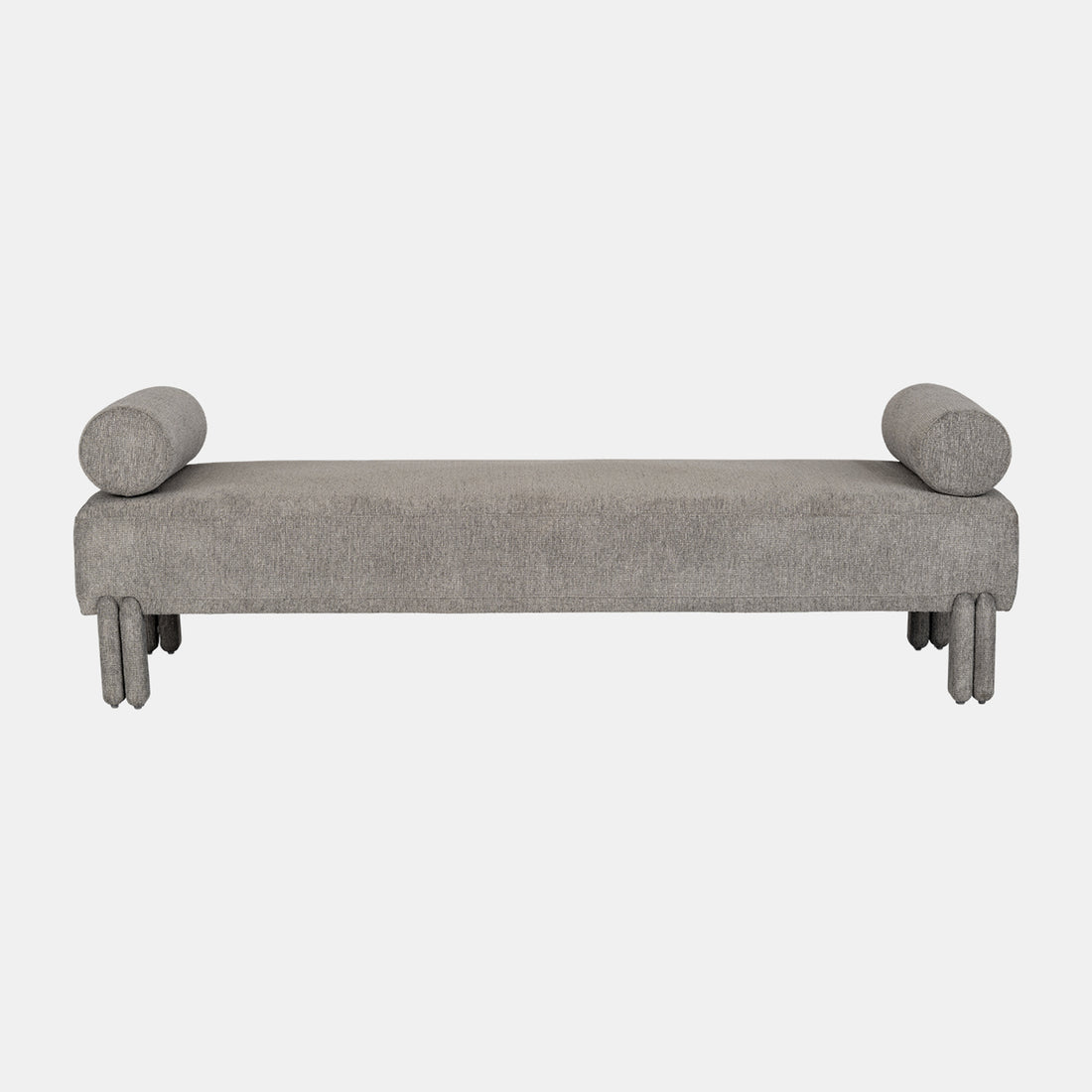 Sagebrook Home Modern Chaise Lounge  - Gray Kd
