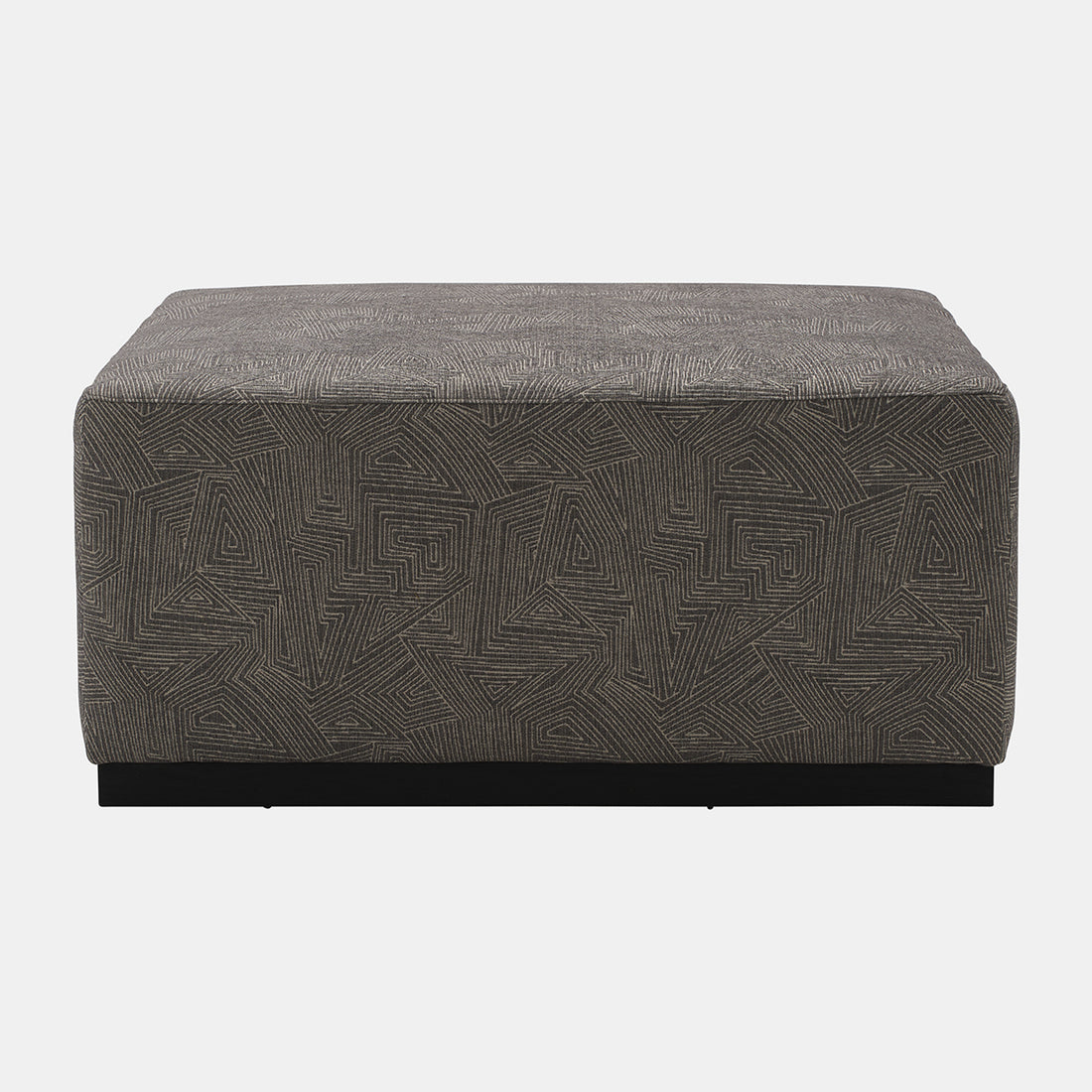 Sagebrook Home 40x18 Upholstered Square Ottoman, Gray