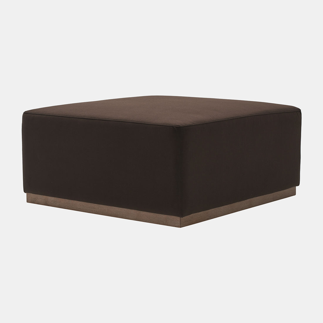 Sagebrook Home 40x18 Upholstered Square Ottoman, Brown