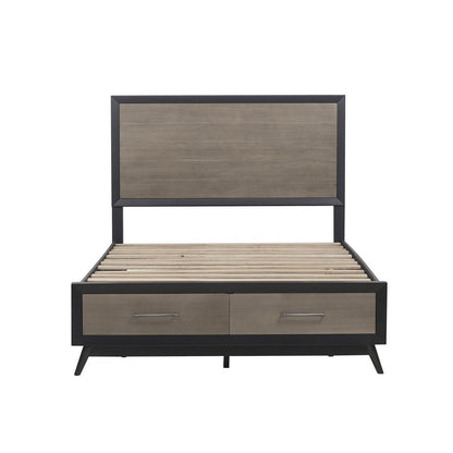 (3) FULL PLFM BED W/FB DRAWERS 1711F-1*