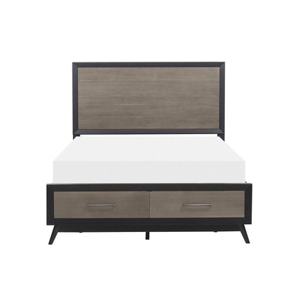 (3) FULL PLFM BED W/FB DRAWERS 1711F-1*