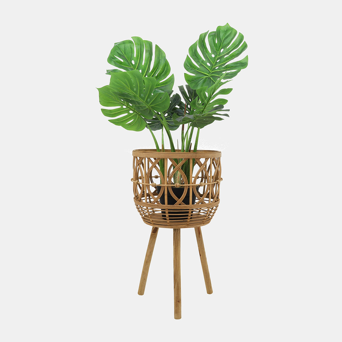 Sagebrook Home S/3 Bamboo Planters 11/13/15&quot; Natural