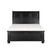 (3) CK PLFM BED W/ FB DRAWERS 1714KBK-1CK*