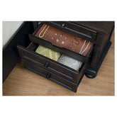 NIGHT STAND W/HIDDEN DRAWER 1718GY-4