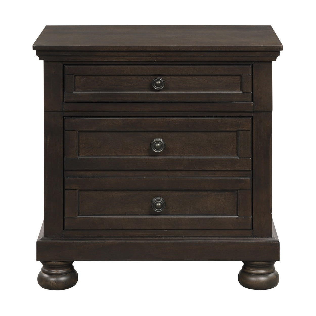 NIGHT STAND W/HIDDEN DRAWER 1718GY-4