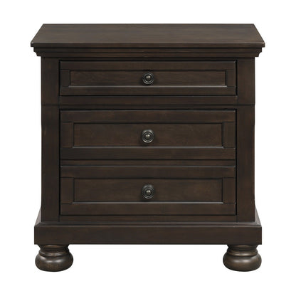 NIGHT STAND W/HIDDEN DRAWER 1718GY-4
