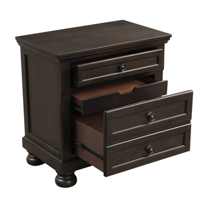 NIGHT STAND W/HIDDEN DRAWER 1718GY-4