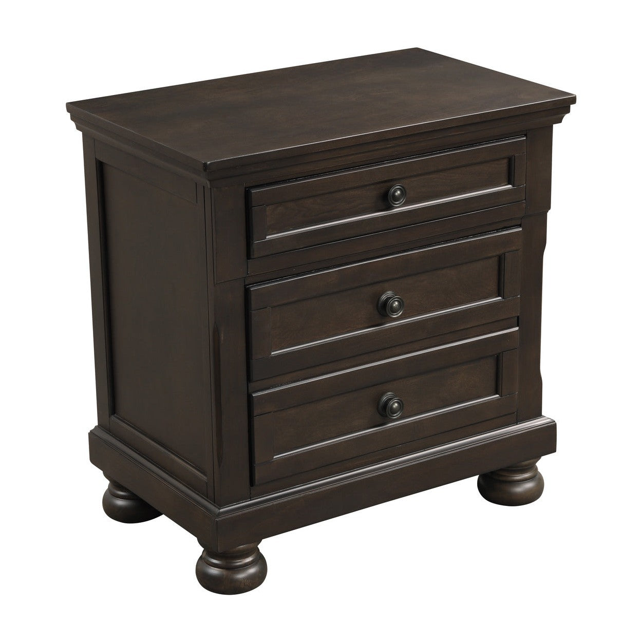 NIGHT STAND W/HIDDEN DRAWER 1718GY-4