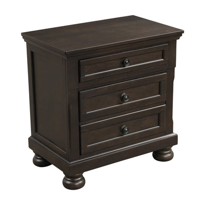 NIGHT STAND W/HIDDEN DRAWER 1718GY-4