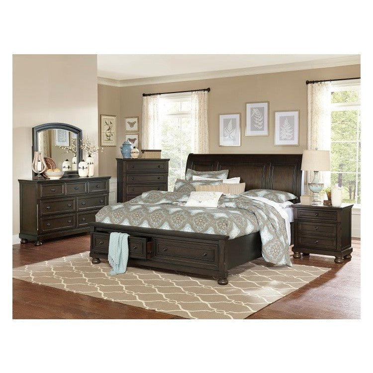 NIGHT STAND W/HIDDEN DRAWER 1718GY-4