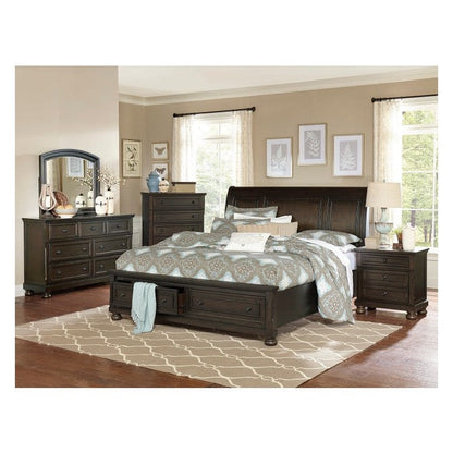 NIGHT STAND W/HIDDEN DRAWER 1718GY-4