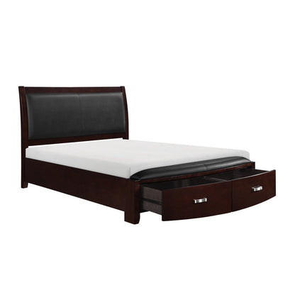 (3) QUEEN BED W/ FB STORAGES, P/U 1737NC-1*