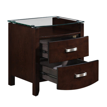 NIGHT STAND, ESPRESSO 1737NC-4
