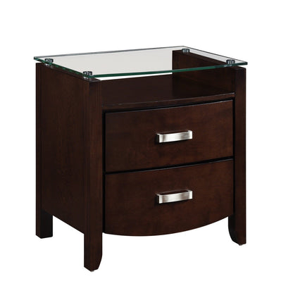 NIGHT STAND, ESPRESSO 1737NC-4