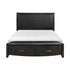 (3) E. KING PLTFRM BED, BLK P/U, GREY 1737KNGY-1EK*
