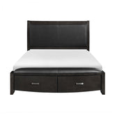 (3) QN PLTFRM BED, BLK P/U, GREY 1737NGY-1*
