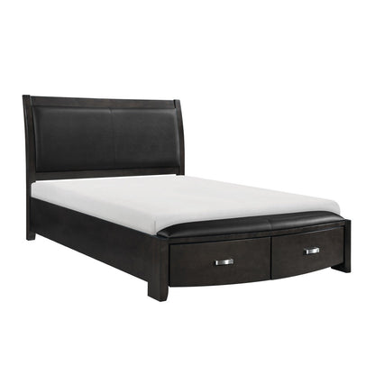 (3) E. KING PLTFRM BED, BLK P/U, GREY 1737KNGY-1EK*