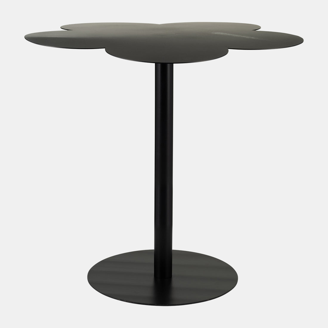Sagebrook Home Metal, 22&quot;dx21&quot;h Clover Shaped Side Table,black Kd