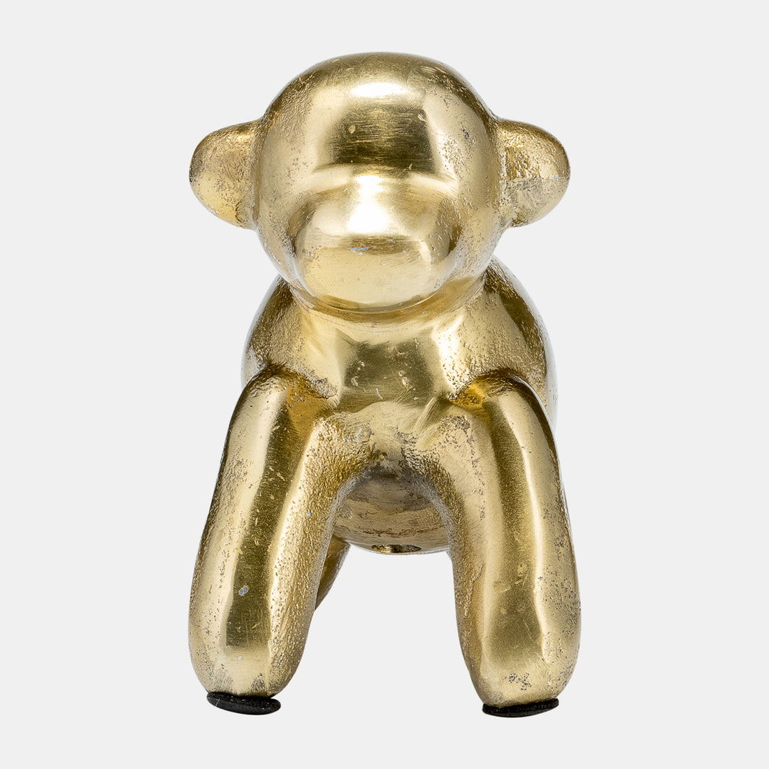Sagebrook Home 5&quot;l Metal Balloon Monkey, Gold