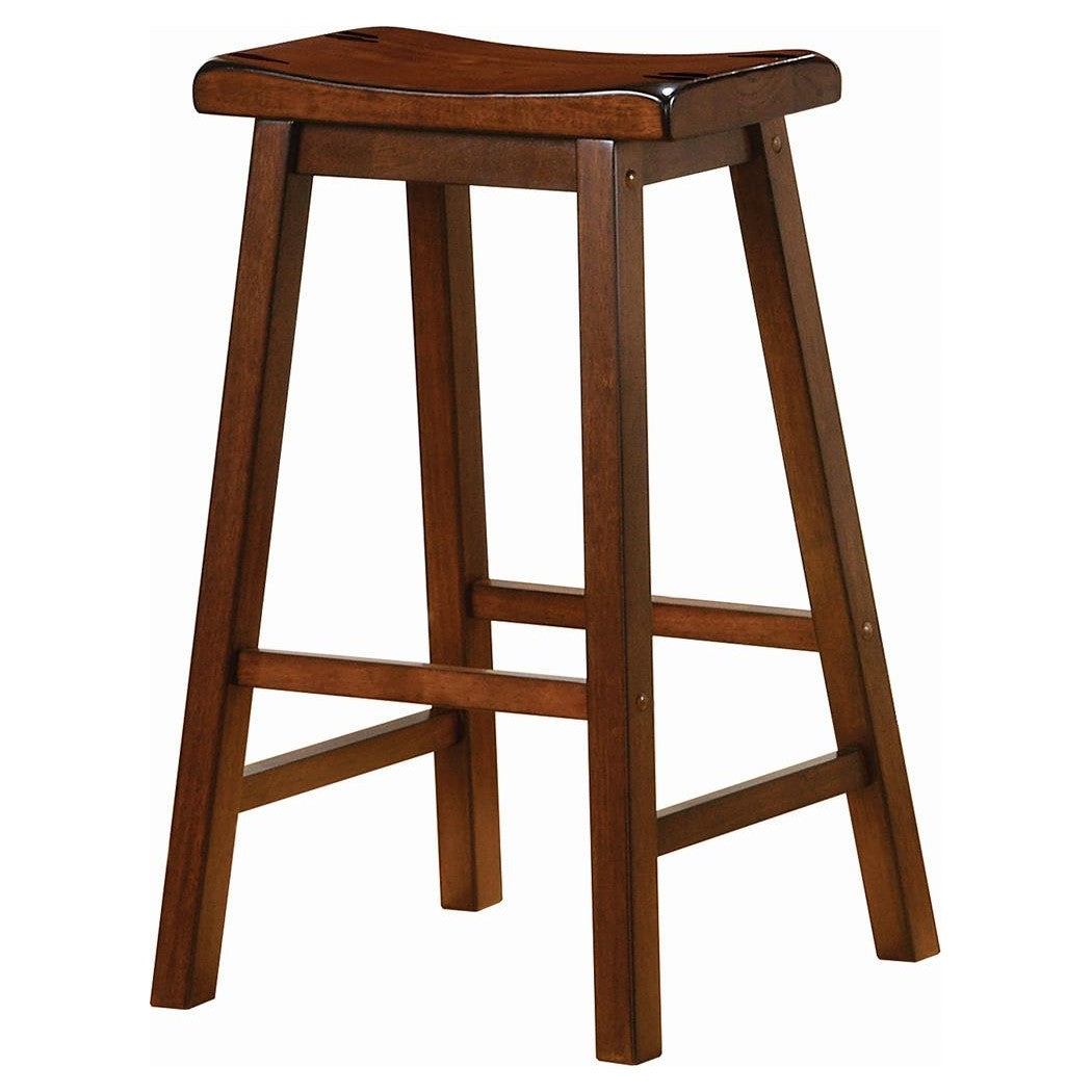 Durant Wooden Bar Stools Chestnut (Set of 2) 180079