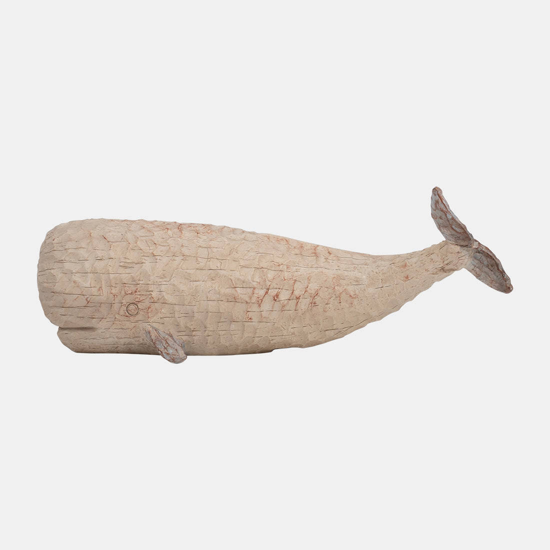 Sagebrook Home Resin, 11&quot; Whale Decor, Ivory