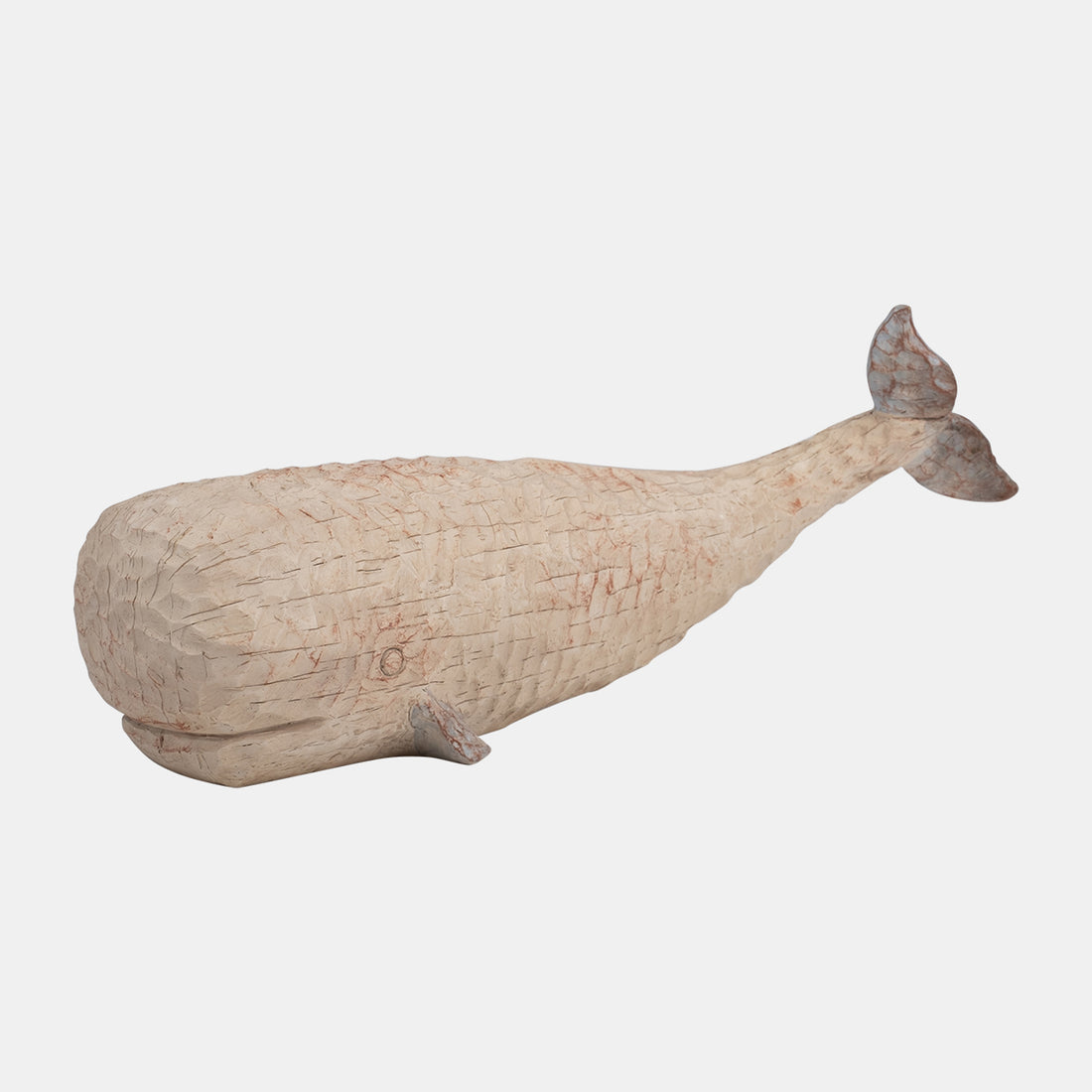 Sagebrook Home Resin, 11&quot; Whale Decor, Ivory