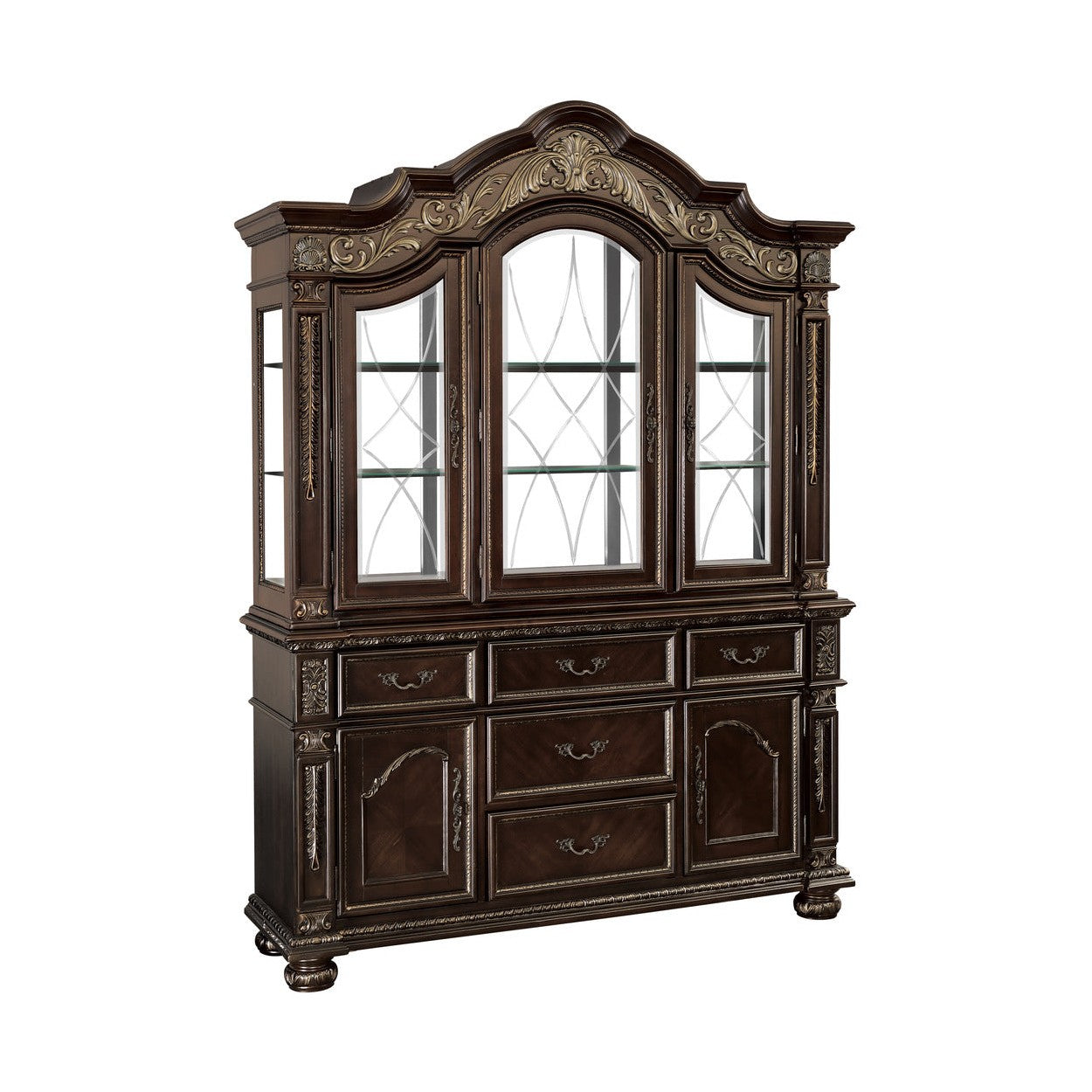 (2) BUFFET &amp; HUTCH 1824-50*