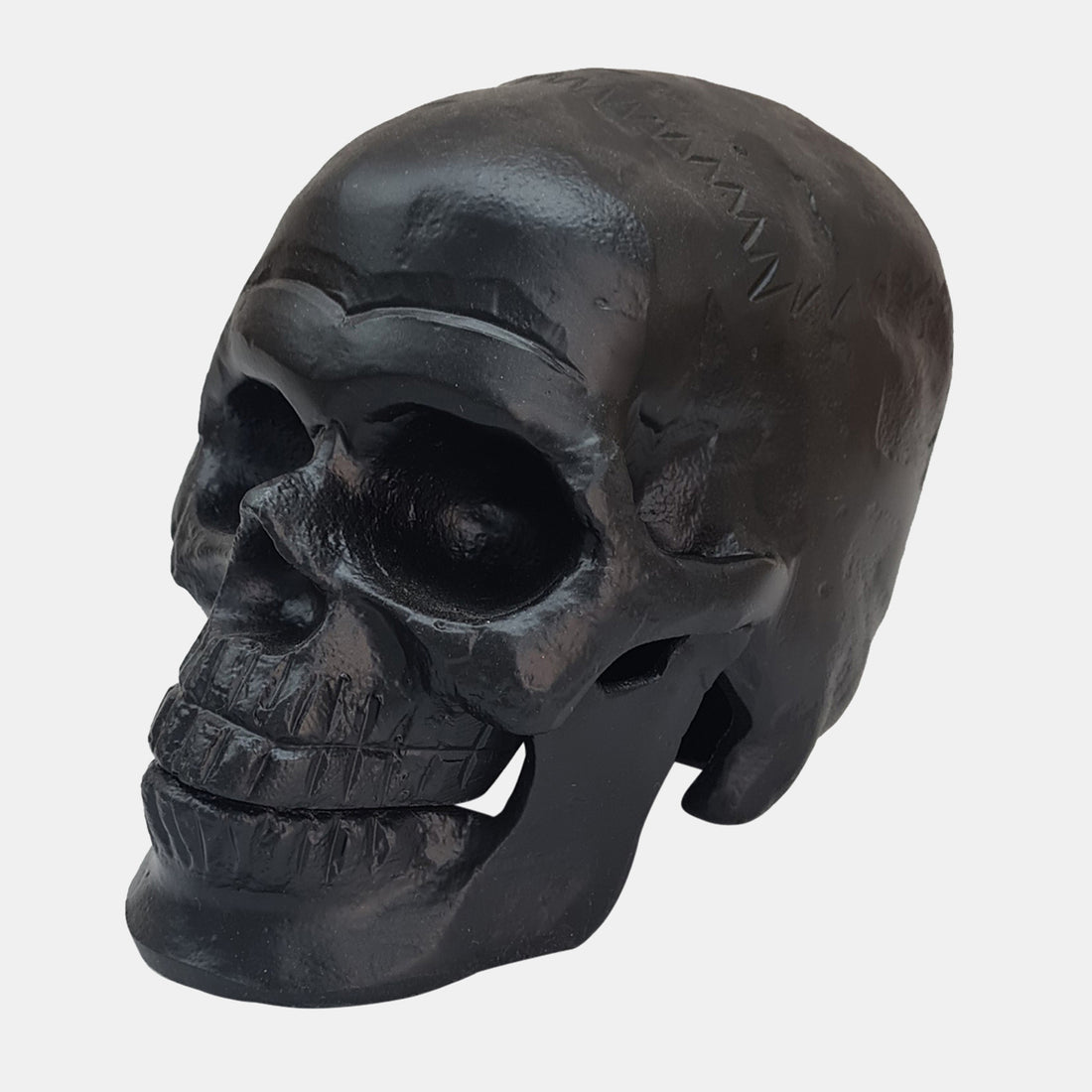 Sagebrook Home Metal, 6&quot; Skull Decor, Black