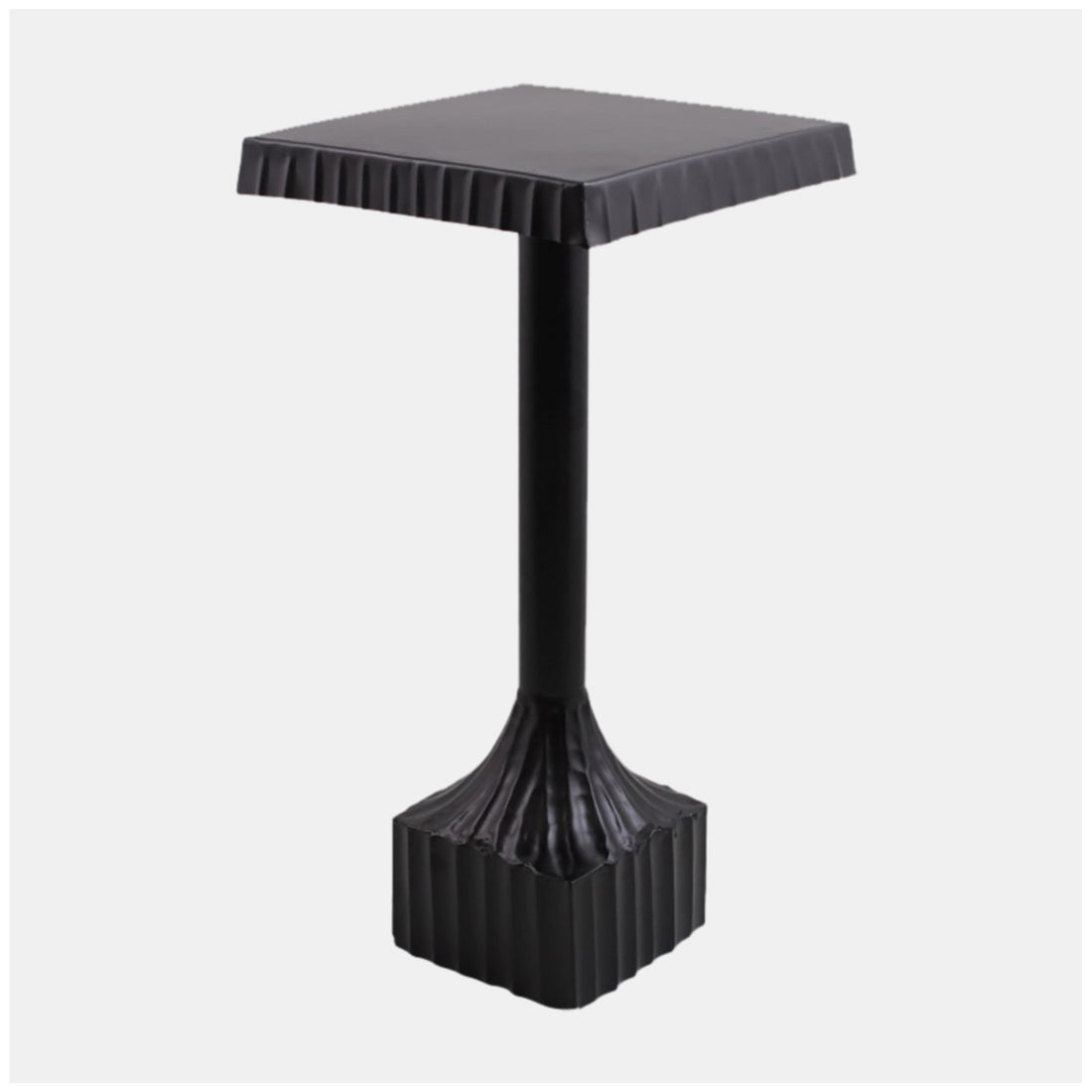 Sagebrook Home Metal, 24&quot; Accent Table, Black