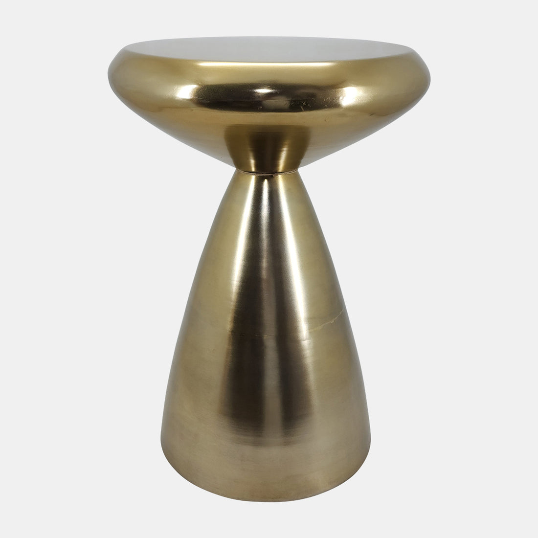 Sagebrook Home Metal, 23&quot; Hourglass Accent Table, Gold