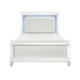 (3) EASTERN KING BED W/ LED HEADBOARD 1845KLED-1EK*