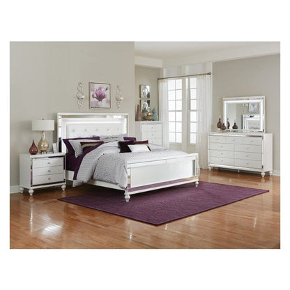 (3) EASTERN KING BED W/ LED HEADBOARD 1845KLED-1EK*
