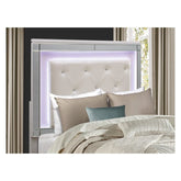 (3) EASTERN KING BED W/ LED HEADBOARD 1845KLED-1EK*