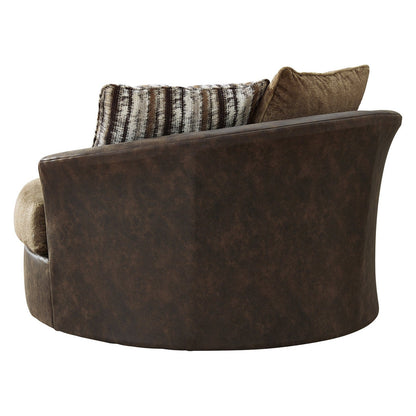 Alesbury Oversized Swivel Accent Chair Ash-1870421