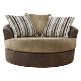 Alesbury Oversized Swivel Accent Chair Ash-1870421