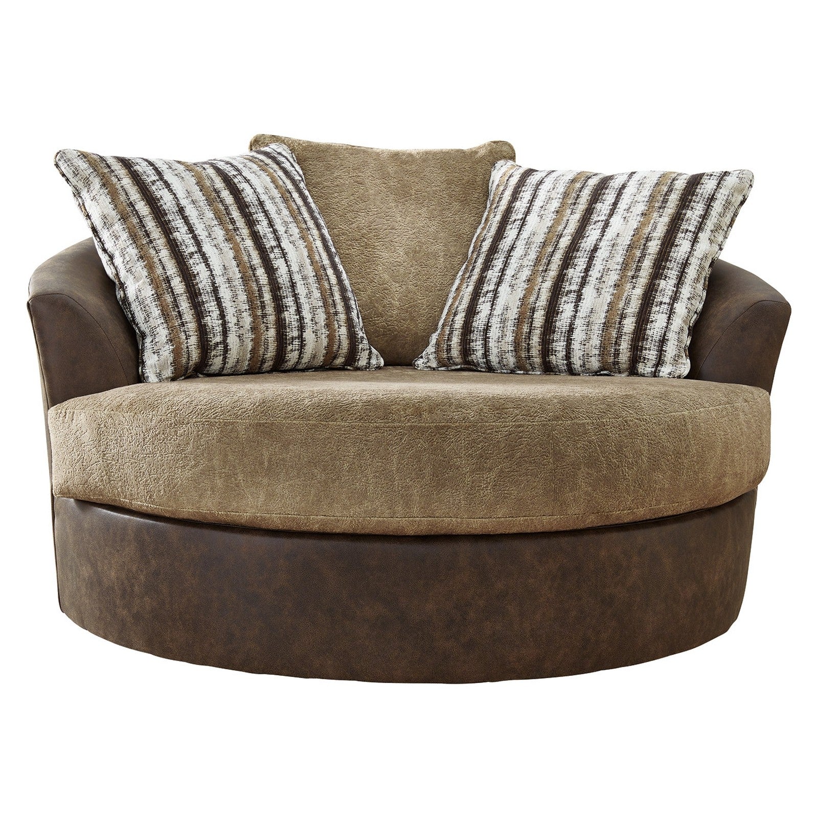 Alesbury Oversized Swivel Accent Chair Ash-1870421