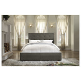 (3) FULL BED, FABRIC 1890FN-1*