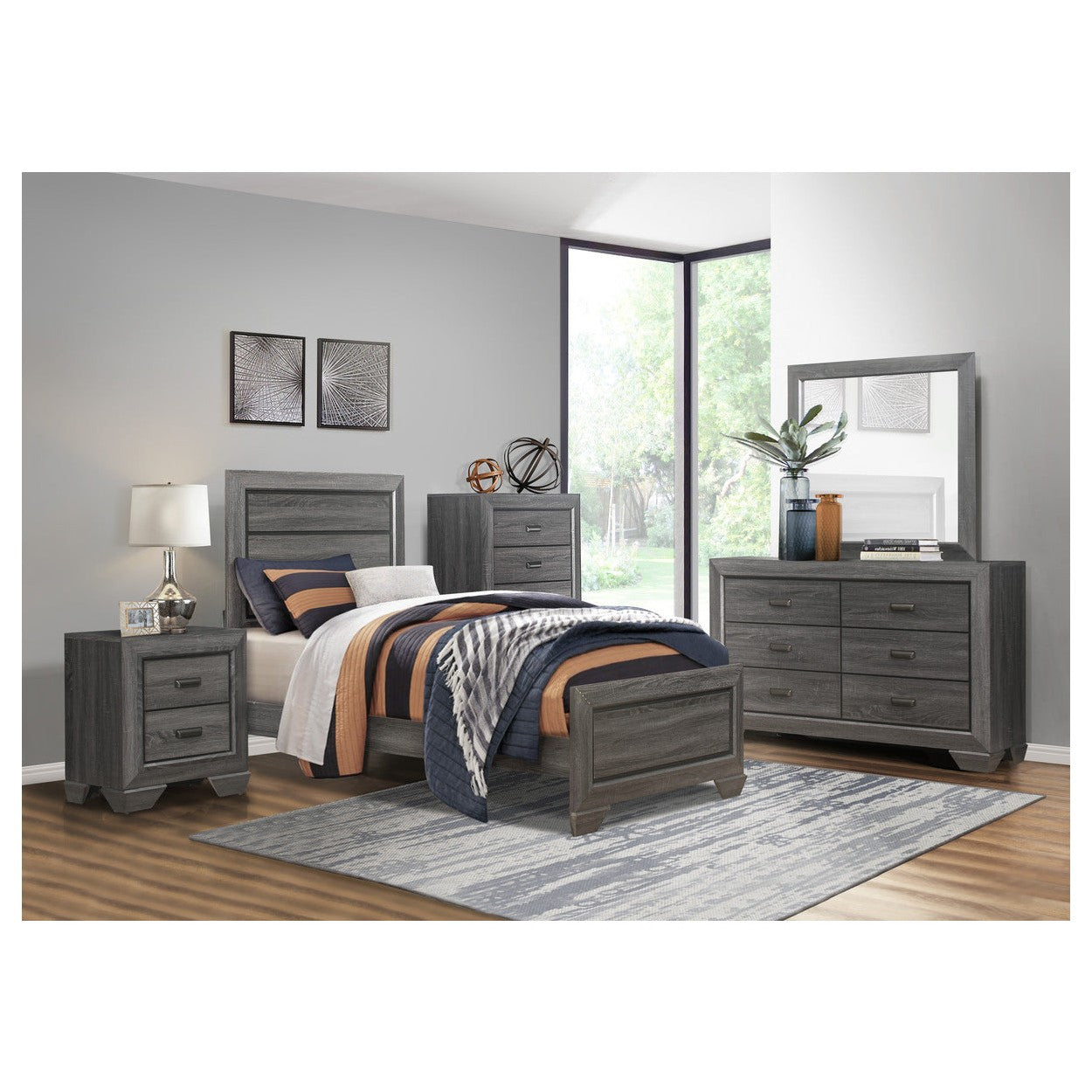 NIGHT STAND 1904GY-4
